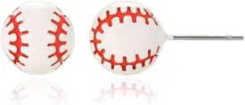 Baseball Earrings for Women Cubic Zirconia Baseball Dangle Earrings Football Sports Studs Earings Player Sports Fan Accessories Game Day Jewelry Gifts
