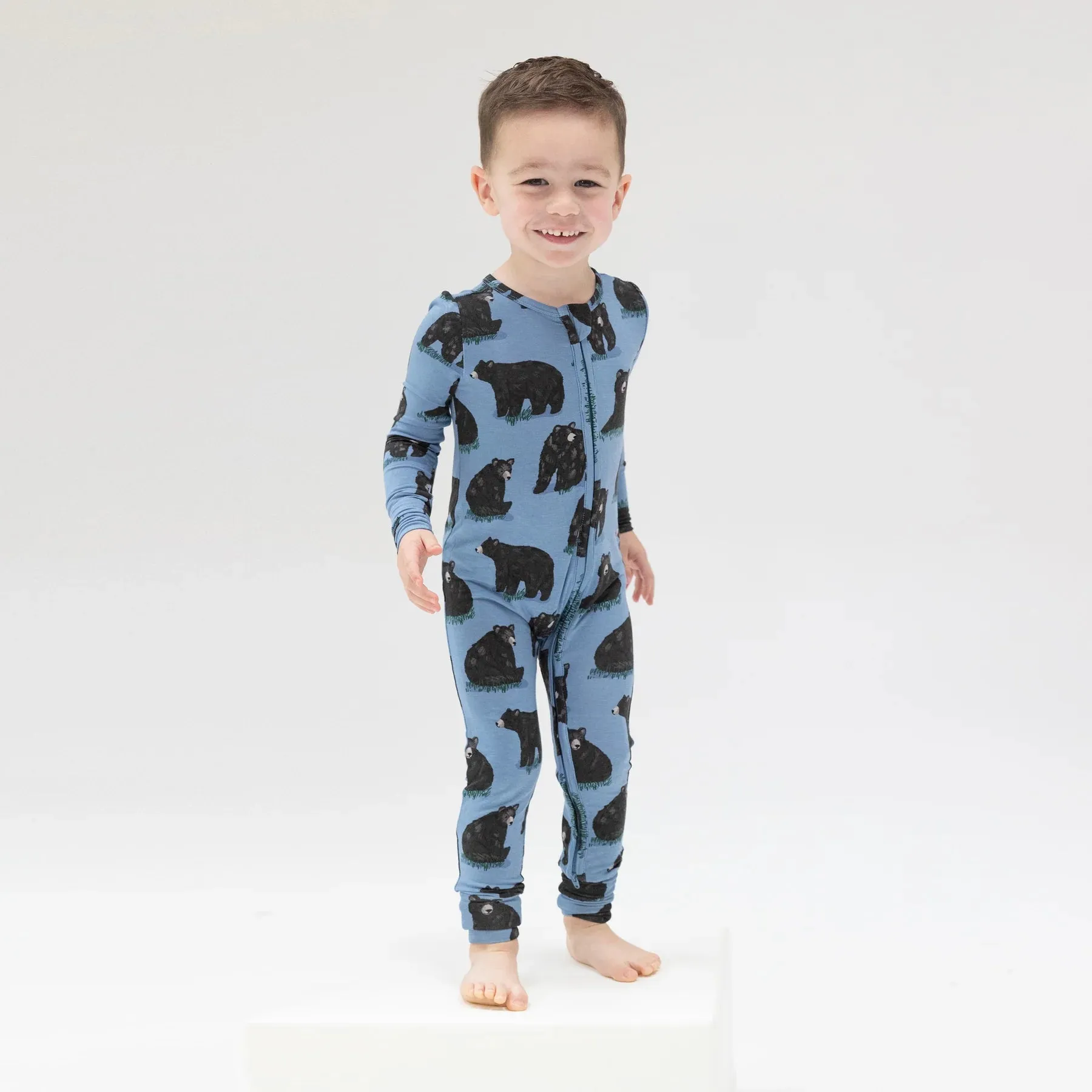 Black Bears - 2 Way Zipper Romper