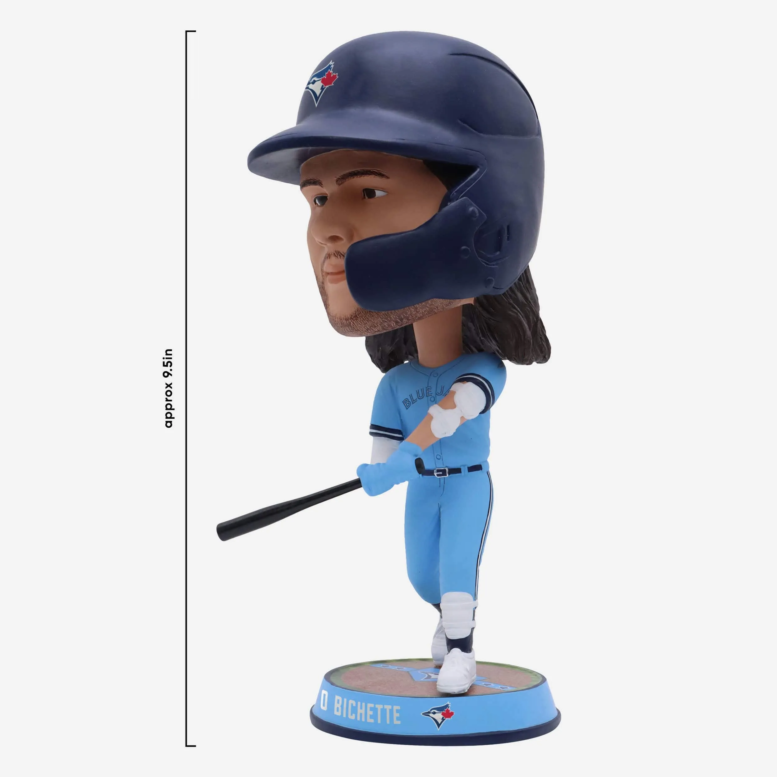 Bo Bichette Toronto Blue Jays Powder Blue Uniform Field Stripe Bighead Bobblehead