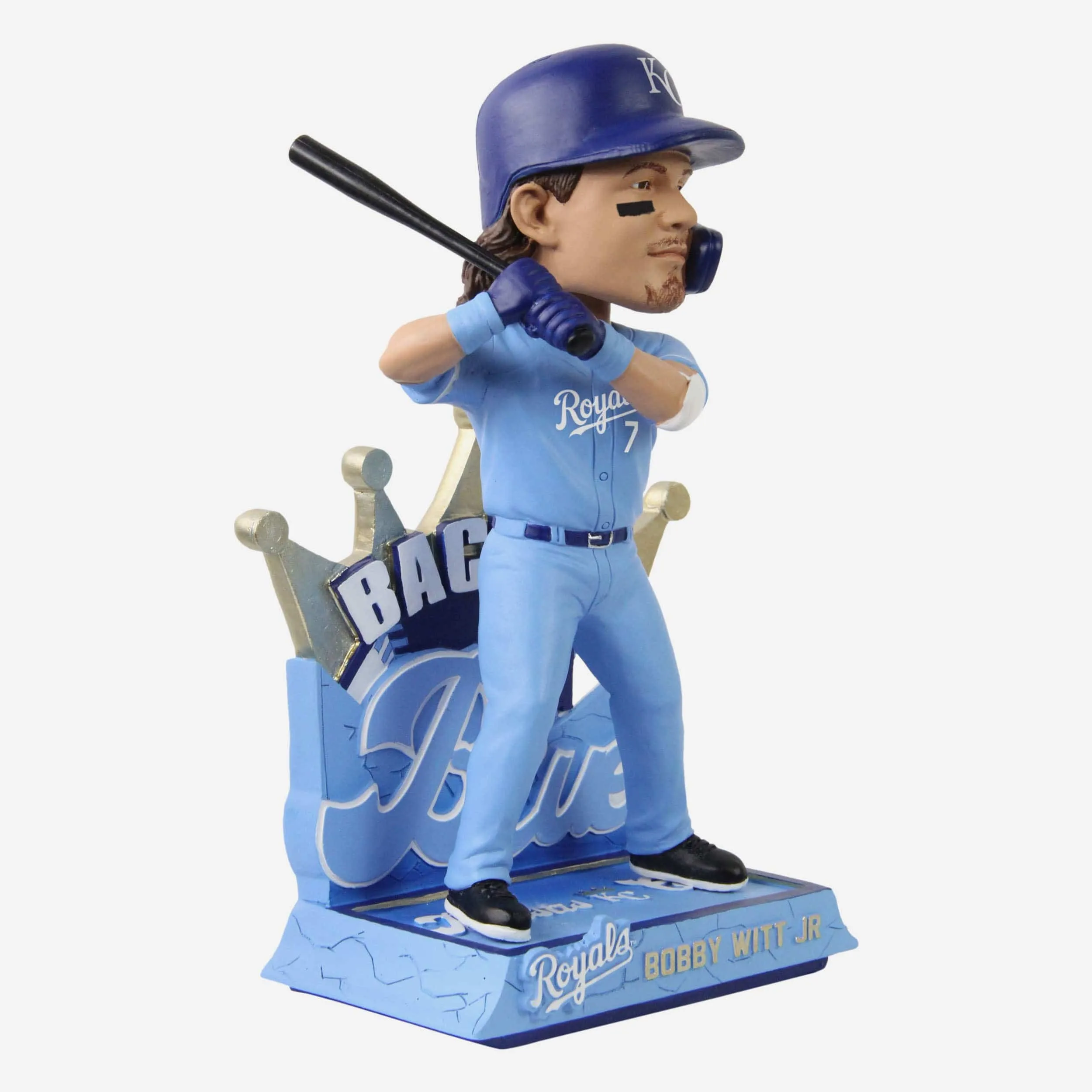 Bobby Witt Jr Kansas City Royals Retro Jersey Bobblehead