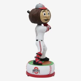 Brutus Buckeye Ohio State Buckeyes Baseball Mascot Bobblehead