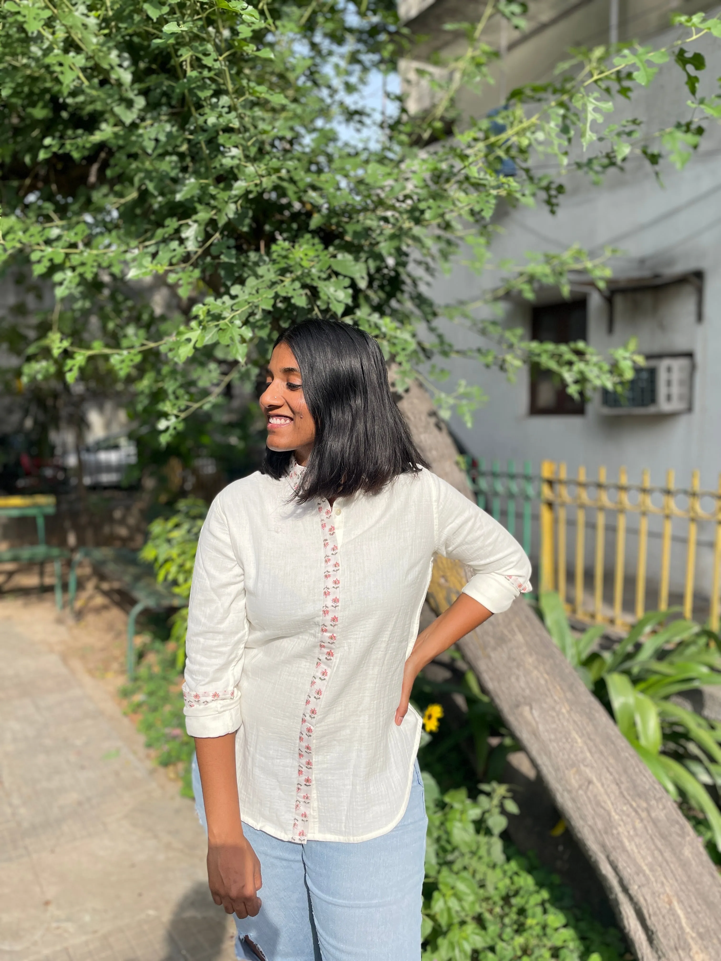 Daisy Collared Shirt