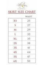 Daisy Corsets Fuchsia Holo Skater Skirt