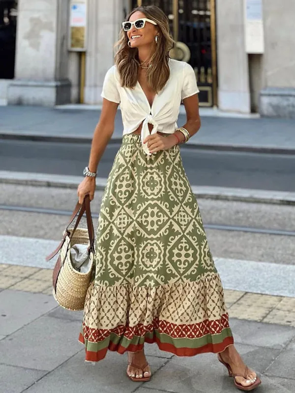 Ethereal Boho Maxi Skirt