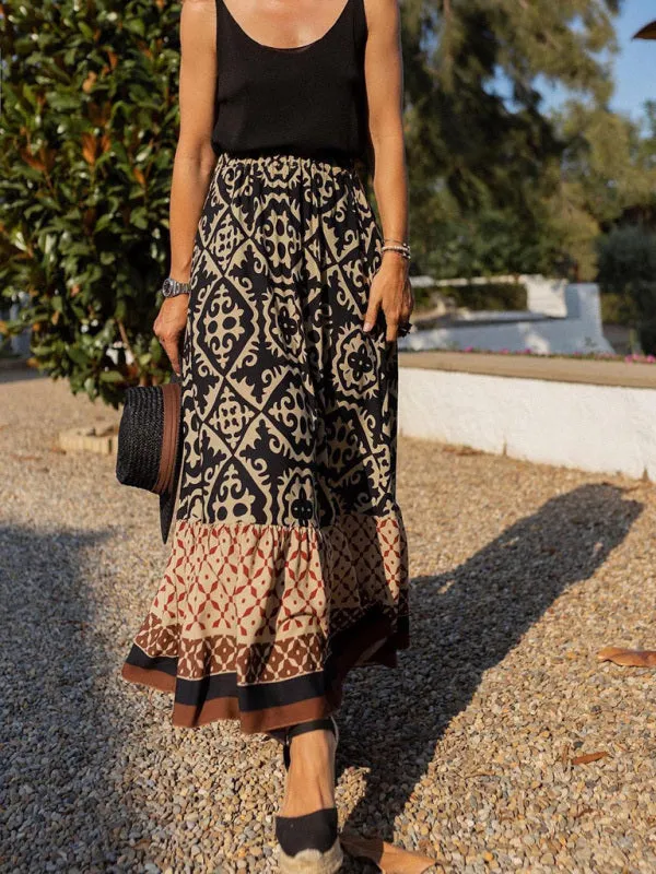 Ethereal Boho Maxi Skirt