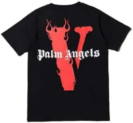 Fashion Men's Short Sleeved T-Shirt V Letter Printed Tops Casual Couple T-Shirt Hip Hop Short Sleeved Tops
