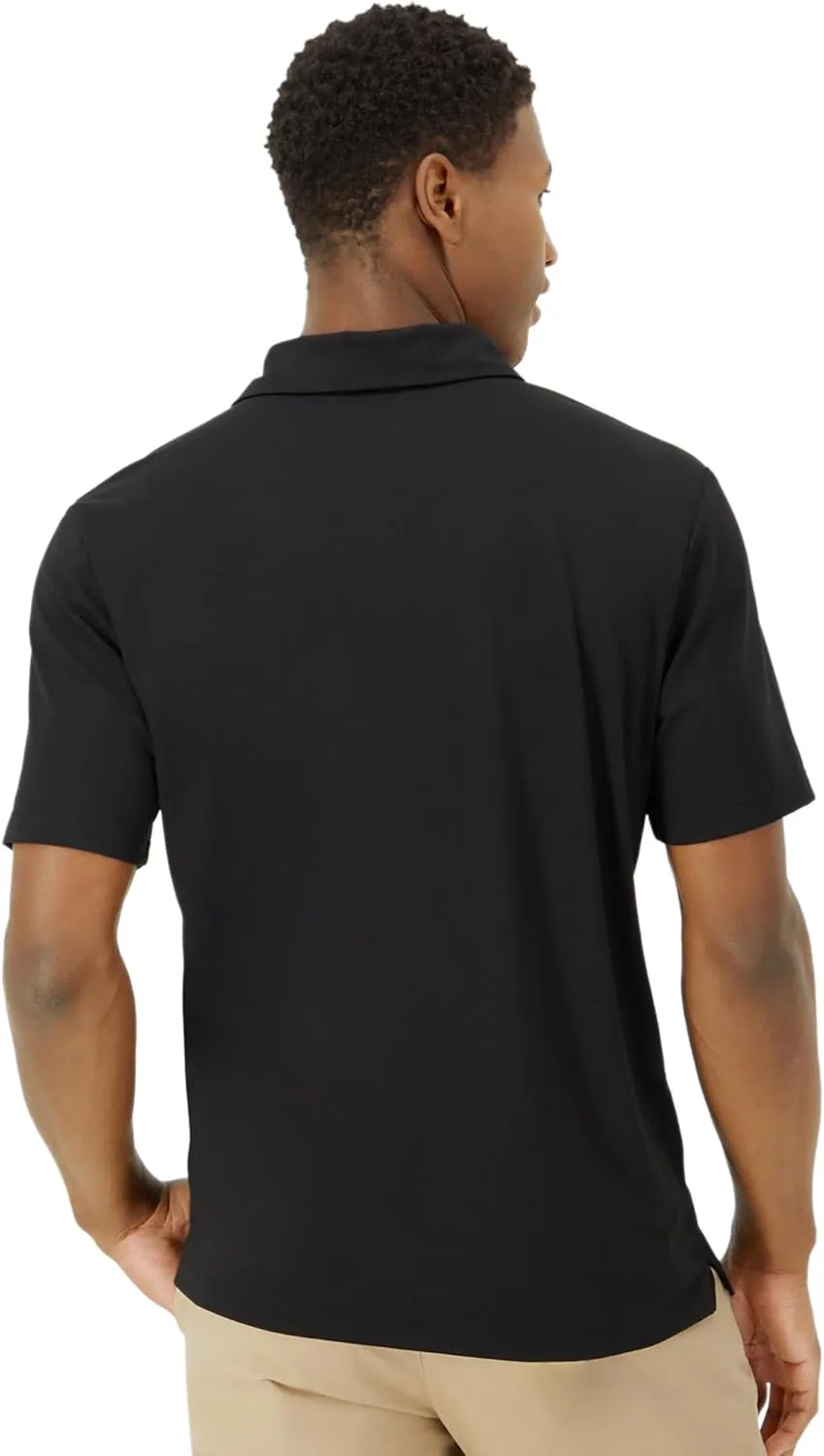 Hanes Moves Performance, Short Sleeve Polo Shirt for Men, Moisture-Wicking