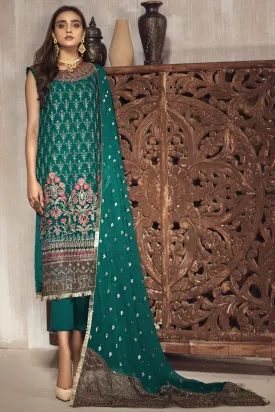Maha Gul by Zarif Unstitched 3 Piece Chiffon Collection'2021-ZW-05-Abshaar