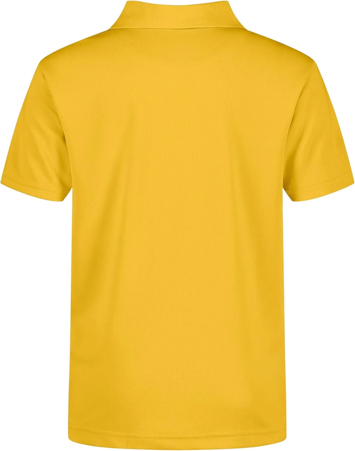 Nautica Boys' School Uniform Short Sleeve Polo Shirt, Button Closure, Moisture Wicking Performance Material