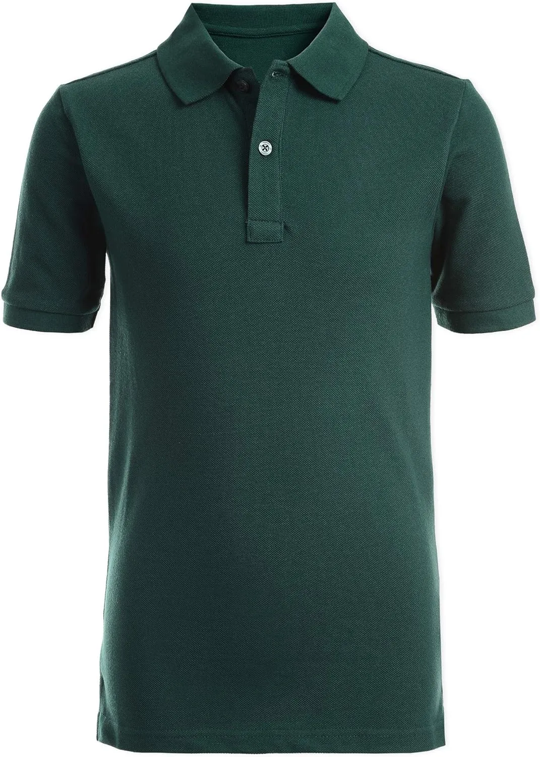 Nautica Young Men's Uniform Short Sleeve Stretch Pique Polo