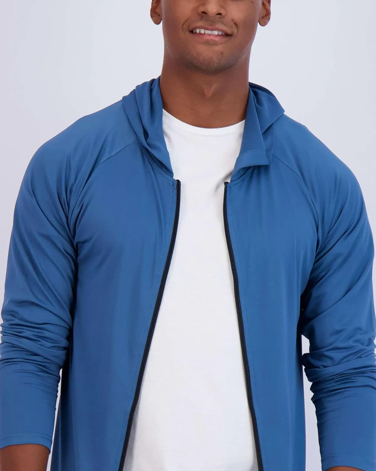 Real Essentials 3 Pack: Mens Dry-Fit Long Sleeve Full Zip Hoodie & Jacket- Athletic Running Jacket (Available in Big & Tall)