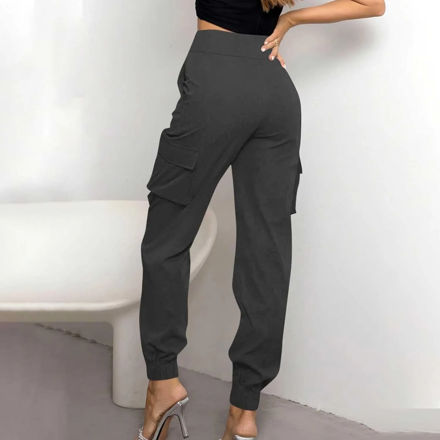 Womens Lightweight Hiking Cargo Pants Outdoor Quick Dry Casual Travel Sweatpants Joggers with Pockets