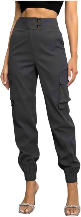 Womens Lightweight Hiking Cargo Pants Outdoor Quick Dry Casual Travel Sweatpants Joggers with Pockets