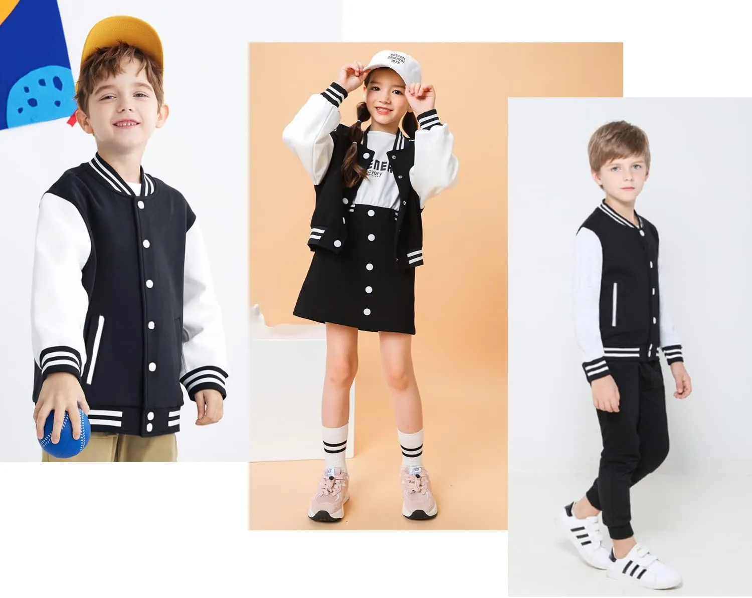 Yuji Itadori Girls Varsity Jacket Kids Baseball Lightweight Jacket Fleece Coat Button Closure School Outwear 2-14 Years
